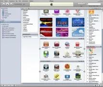 началният екран itunes