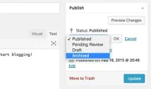 Як архівувати записи без їх видалення в WordPress архівувати