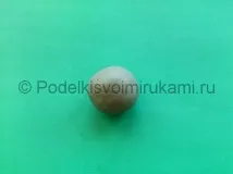 Як зліпити тюленя із пластиліну зліпити