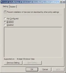 Контроль за використанням зовнішніх USB-накопичувачів у Windows Server 2008 usb-накопичувачів
