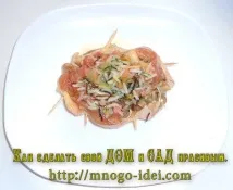 Курячі «тарілочки» з рисом та шинкою курячі