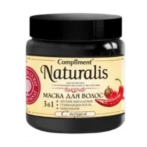 Маска для волосся Compliment Naturalis 3 в 1 З Перцем - «Naturalis Compliment Маска з ПЕРЦЕМ для волосся