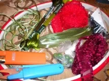 МК з вишивки стрічками маків. кольору