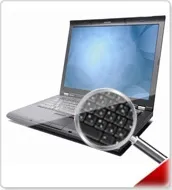 лаптопа работи