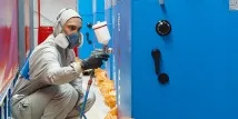 Фарбування банківського обладнання, терміналів, банкоматів, пристроїв самообслуговування, торгових терміналів