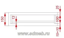Розрахунок ящиків під напрямні blum - Зробимо меблі самі напрямні