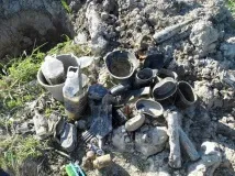 Розкопки німецького бліндажу розкопки