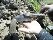 Розкопки німецького бліндажу розкопки