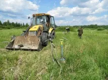 Розкопки німецького бліндажу бліндажу