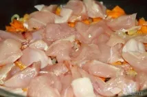 Рецепт Стручкова квасоля з курячою грудкою, легка та смачна страва квасоля