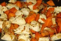 Рецепт Стручкова квасоля з курячою грудкою, легка та смачна страва стручкова