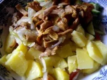 Салат з лисичками та картоплею - покроковий рецепт з фото на салат