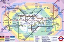 Шість зон лондонського метро Поїздка до Лондона - поради туристу шість