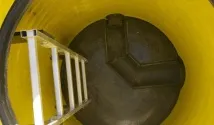 Оглядовий колодязь каналізації ревізійний, контрольний каналізаційний колодязь, фото та відео каналізаційний