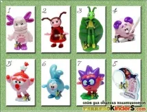 Смішарики та Лунтік 2014 (Smeshariki and Luntik) FF316-FF324, 2S-15A - Kinder Surprise Ferrero Toy 2014