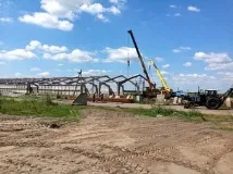 Будівництво та облаштування ангару із ЗБВ на дачі дачі