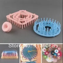 Верстат Flower Loom Aliexpress Free Shpping 9PCS DIY Flower Kintting loom Wool Yarn Needle Home aliexpress
