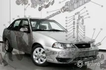Схеми Daewoo Nexia системи обладнання, двигун nexia
