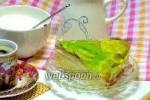 Торт з желе з фруктами, Рецепт торт з желе з фото, Торт з фруктами, Торт з желе фото