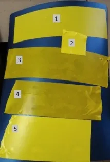 Товщина клейкої стрічки для розмітки стрічки