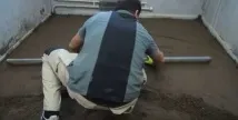 Пристрій напівсухої стяжки підлоги технологія, склад суміші, інструменти технологія