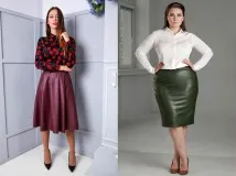 Спідниця з екошкіри – стильна та модна річ! стильна