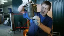 Заміна паливного фільтра Mitsubishi mitsubishi