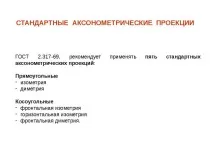 диметрична проекция аксонометрия