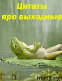 през уикендите цитати
