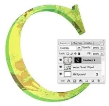Ефект тексту з 3D текстури, Photoshop Тепер