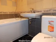Фото ремонту маленької, малогабаритної ванної кімнати маленької