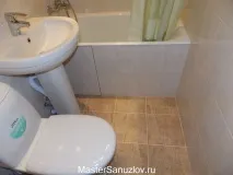 Фото ремонту маленької, малогабаритної ванної кімнати малогабаритної