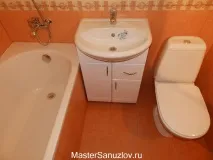 Фото ремонту маленької, малогабаритної ванної кімнати фото