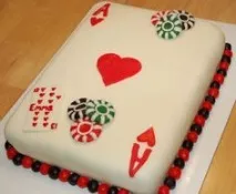 Як зробити з мастики карти Як зробити торт з картками з мастики карти