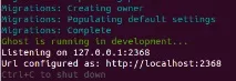 Як створити блог на, використовуючи CMS Ghost ghost