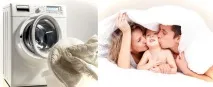тъканите одеяло пералня