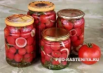 Консервування помідорів маринування, соління, салат з помідорами, лечо, сік, томатний соус, помідорів
