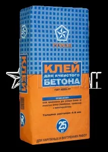 Клей для пористого бетону бути