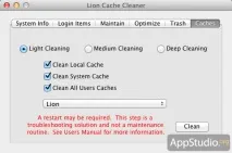 Lion Cache Cleaner cache
