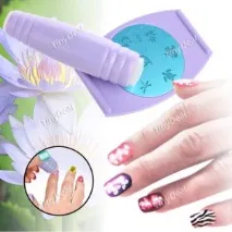 Набір для стемпінгу Salon EXPRESS Nail ArtStamping Kit - «Дизайн нігтів за допомогою стемпінгу», стемпінгу