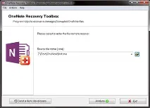 OneNote RecoveryToolbox – посібник користувача посібник