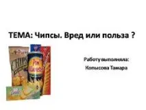 Презентація на тему - Чіпси чіпсів