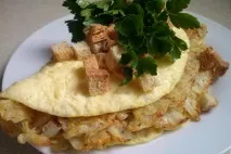 картофи омлет