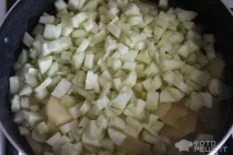 Рецепт Картопля тушкована з кабачками, Гарний варіант для гарніру картопля