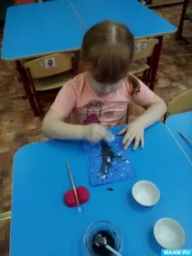 блотография рисуване