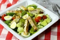 Салат з куркою з гірчично-медовою заправкою, Picantecooking куркою