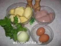Рулет з картопляного пюре, Кулінарні рецепти. картопляного