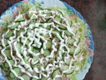 Салат з капустою та куркою куркою
