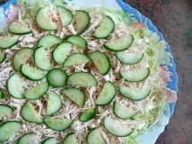 Салат з капустою та куркою салат