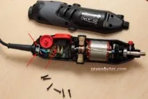Зниження оборотів гравера Skil 1415, Сім байт skil